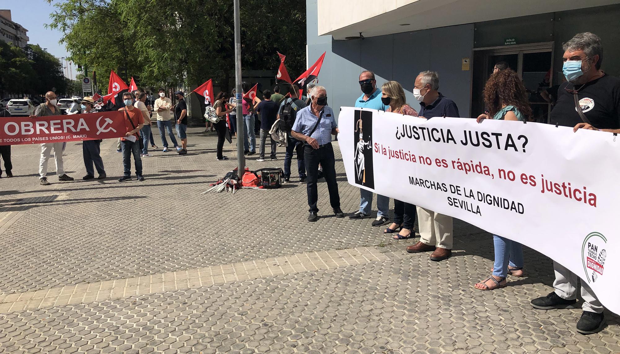 Concentración juzgados lo social Sevilla